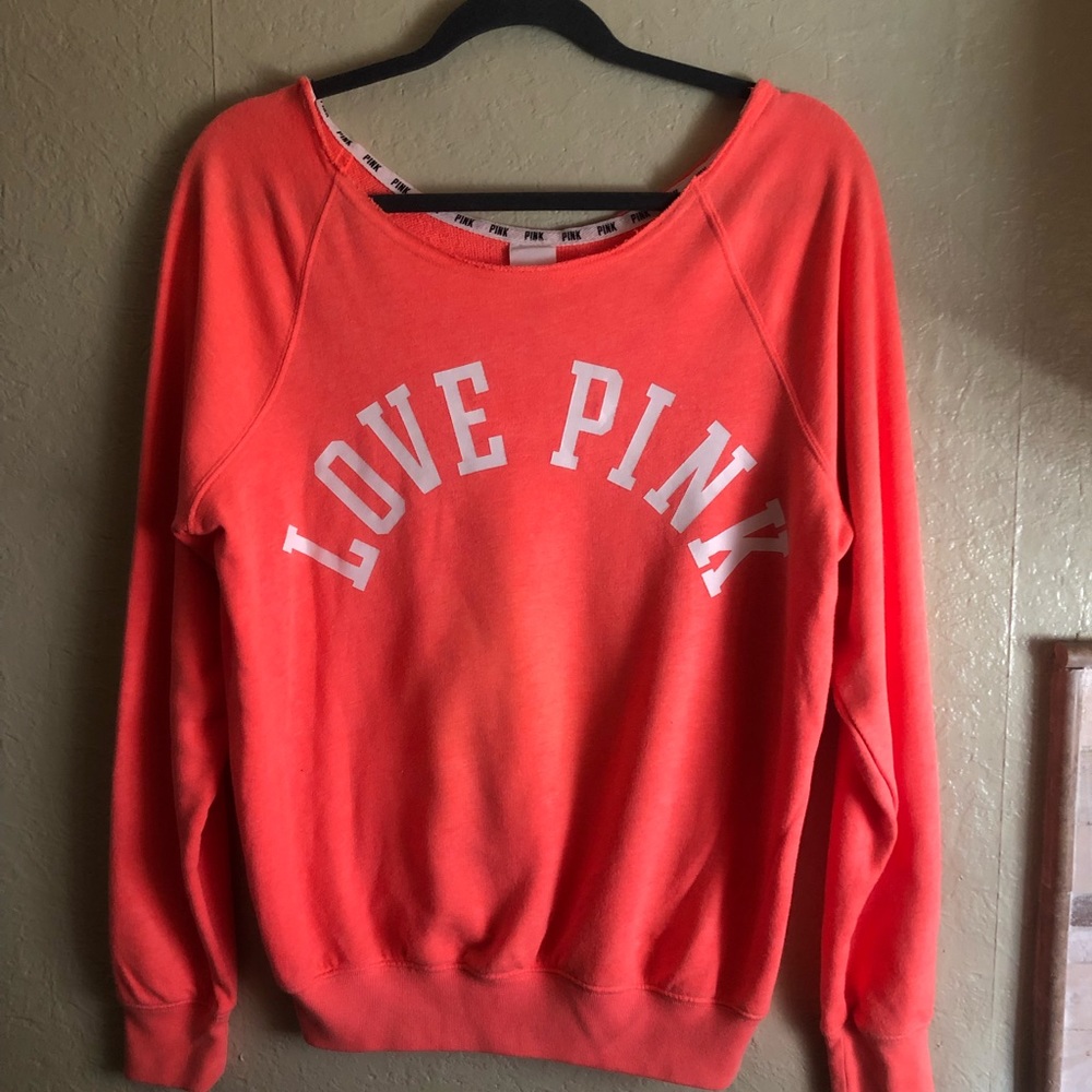 VS PINK Scoop Neck Crew
